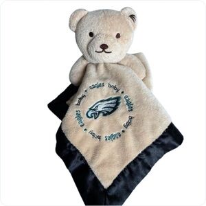 Philadelphia Eagles Baby Security Blanket with Teddy Bear